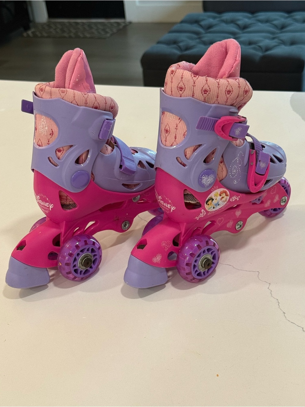 Disney Princess Convertible 2-in-1 Trainer Skates | Adjustable Junior Size 6–9 - Picture 2 of 4